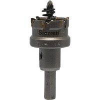 Starrett Sm32 TCT stainless steel holesaw 32mm with carbide teeth and cylindrical shank.