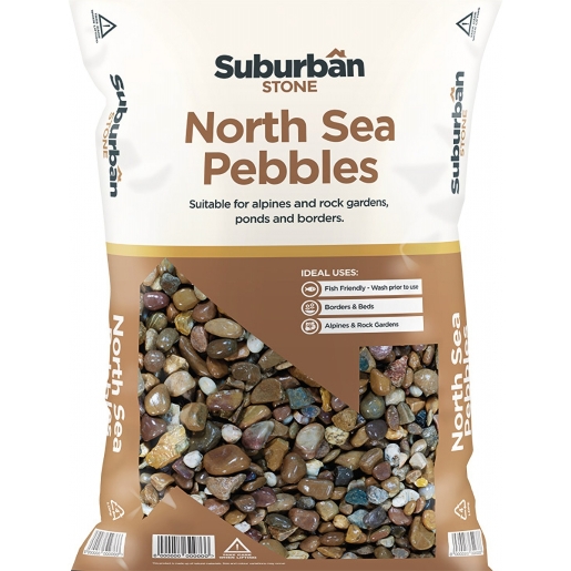 Suburban Stone North Sea Pebbles Chippings 20kg - image 2