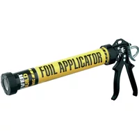 Yellow and black SIKA Technic Foil Pack Applicator Gun 600ml with ergonomic handle and trigger mechanism.