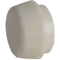 Thor 76-150NF spare nylon face, 38mm diameter, smooth white surface, cylindrical shape with beveled edge.