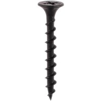 Black TIMCO drywall screw, coarse thread, bugle head, 3.5 x 50mm, single screw shown vertically.