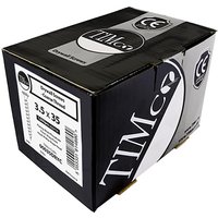 Black box of TIMCO drywall screws, 4.2 x 65mm, coarse thread, bugle head, 500 count.