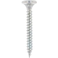 TIMCO zinc drywall screw, fine thread, bugle head, 4.8 x 90mm, silver finish, single screw from box of 500.