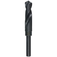 Black Timco BSD20 HSS-M Blacksmith drill bit, 20.0mm, with spiral flutes and cylindrical shank.