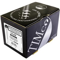 Black TIMCO box with white text, showing metal construction screws, 5.5 x 65 mm, countersunk, self-drilling.