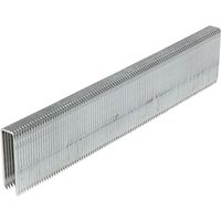 TIMco Staples HD Divergent, galvanized 22mm, pack of 1000, silver metal finish, rectangular shape with sharp ends.