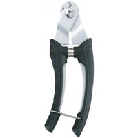 Topeak Cable and Housing Cutters, silver blades, black ergonomic handles, spring-loaded mechanism, 3-in-1 functionality.