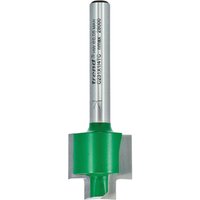 Trend 19mm rebater with silver shank and green cutting head, model C231X1/4TC.