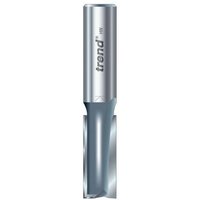 Silver Trend two flute cutter, cylindrical with sharp edges, engraved logo, 10.0 x 19mm size.