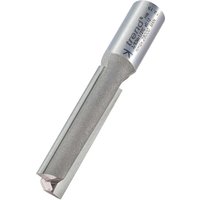 Trend 3/83DCX1/2TC router cutter, silver with two flutes and engraved branding on the shank.
