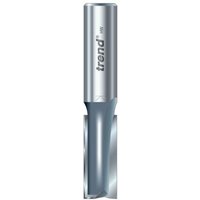 Silver Trend two flute cutter with cylindrical shank and sharp cutting edges, model 3/85X1/2TC, 12.7 x 63mm.