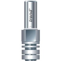 "Silver Trend threaded arbor with cylindrical shaft and hexagonal base for M12 bore groover blades"
