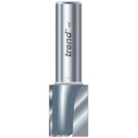 Silver Trend two flute cutter with cylindrical shank and sharp cutting edges, 25.4mm diameter, 25mm length.
