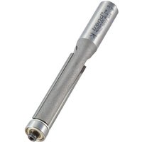 Silver Trend template profiler with cylindrical body, 90° angle, and cutting edge, 12.7 x 50mm size.