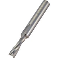 Silver Trend Acrylic Spiral Upcut Router Cutter with a spiral fluted design and cylindrical shank.