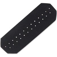 Black Trend Air Pro headband brow comfort pad with perforated holes and angled edges.