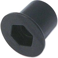 Black cylindrical Trend Air Pro Pivot Pin Body with hexagonal opening and flat circular base.