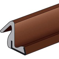 Brown Trend Aqua 21 Weatherseal Strip with angled edge and flexible sealing lip.