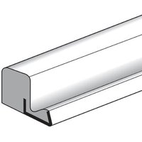 White Trend Aqua 63 Style trim, 10 meters, with a sleek rectangular profile and smooth finish.
