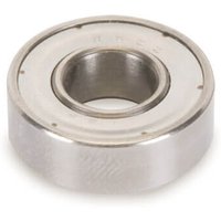 "Silver Trend bearing with 18mm diameter and 8mm bore, cylindrical shape with smooth metallic finish"