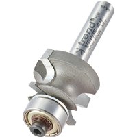 Trend Bearing Guided Corner Bead Cutter, silver with cylindrical shank and circular cutting edge.
