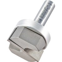 Silver Trend router cutter with cylindrical shank and bearing-guided housing, featuring sharp angled blades.