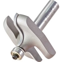 Silver Trend Bearing Guided Ogee Router Cutter with curved blade and cylindrical shank.