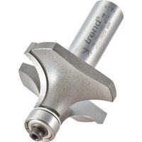 Trend Bearing Guided Ovolo Cutter, silver with 14.2mm radius, cylindrical shank, and engraved branding.
