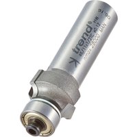 Trend silver bearing-guided ovolo cutter, 3.2mm radius, cylindrical body with engraved text and cutting edge.
