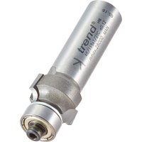 Trend silver bearing guided ovolo cutter with 3mm radius and cylindrical shank, engraved branding on the side.