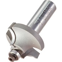 Trend Bearing Guided Ovolo Cutter with 9.5mm radius, silver finish, cylindrical shank, and engraved branding.
