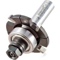 Trend Bearing Guided Variable Kerf Groover with silver cylindrical shank and adjustable black grooving blades.