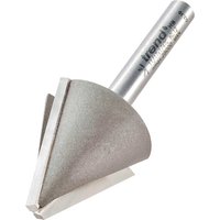 Trend Bevel Cutter, silver, no bearing, conical shape with sharp cutting edges, cylindrical shank.