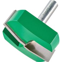 Green Trend bevel panel raiser with 10-degree angle, 41mm diameter, silver shank, and sharp cutting edges.