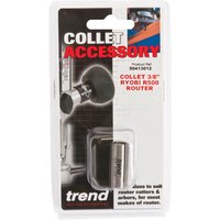 "Silver Trend collet sleeve for router, 3mm to 6.35mm, in clear packaging with red and black text"