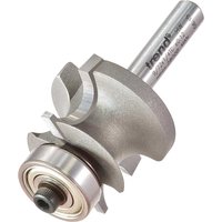"Silver Trend corner bead bearing guided router cutter with spiral blade and cylindrical shank"