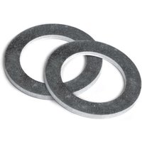 Metallic Trend Craft bush washer, circular with a smooth finish, featuring a central hole, pack of one.