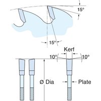 Trend Craft saw blade, 315mm diameter, 72 teeth, 30mm bore, silver with detailed tooth and angle diagram.