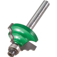 Green and silver Trend CRAFTPRO Bead Ovolo Router Cutter with a curved blade and cylindrical shank.
