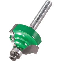 Green and silver Trend CRAFTPRO ogee router cutter with bearing guide and engraved branding on the shaft.