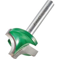 Green and silver Trend CRAFTPRO Sash Bar Router Cutter with a cylindrical shank and curved cutting edges.