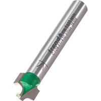 Trend CRAFTPRO Small Ovolo Router Cutter, silver with green tip and engraved branding.