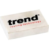 Rectangular white cleaning block with "trend routing technology" text in black and red.