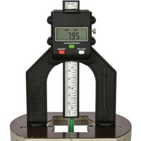 Black Trend Digital Depth Gauge with LCD screen and silver measurement scale.