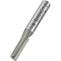 Silver Trend Eccentric Single Flute Router Cutter with cylindrical shank and engraved branding.
