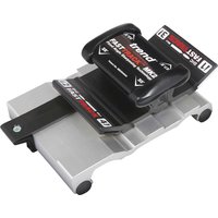 Black and silver Trend Fast Track MK2 Chisel Sharpener with adjustable guide and non-slip base.