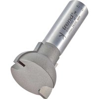 Trend Glazing Sash Bar Ovolo Joint Cutter, silver metal with cylindrical shank and rounded cutting head.