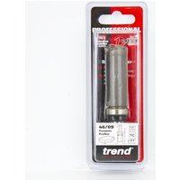 Trend Guided Profiler, 19mm diameter, 63mm cut length, silver with black detailing, in clear packaging.