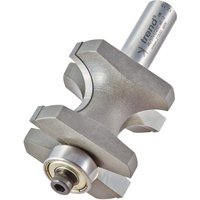 Trend Guided Staff Bead Cutter, silver with cylindrical shank, dual cutting edges, and ball bearing guide.