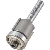Trend guided trimmer, silver with cylindrical body, 18.2mm diameter, 14mm length, engraved branding on shaft.
